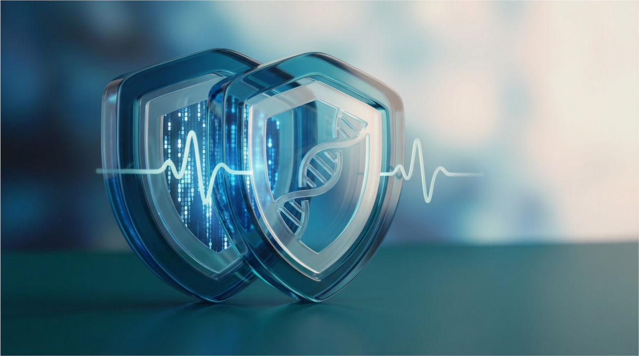 Data Privacy and Security - Encrypted medical data protection with biometric authentication